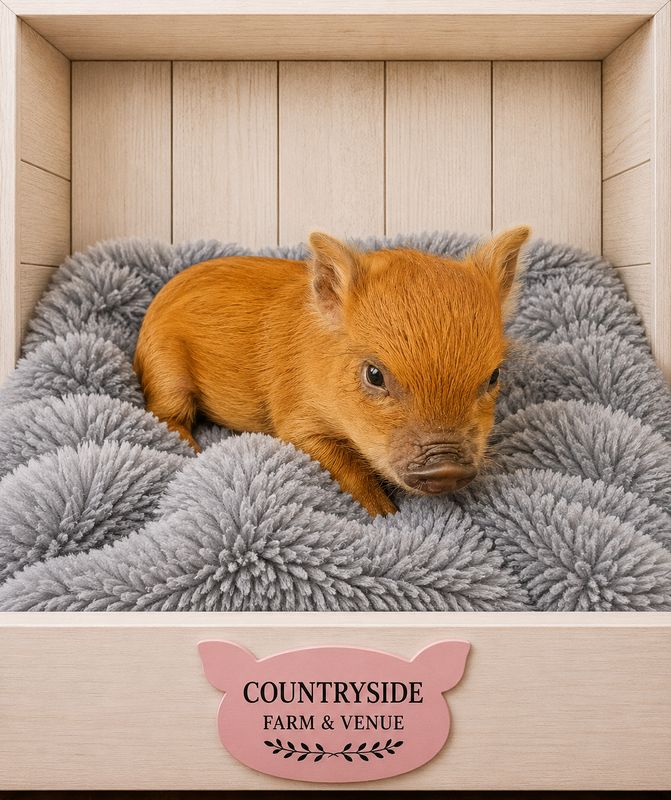 Female Mini Pig (Avail. July 9th) Female Mini Pig (Avail. July 9th)