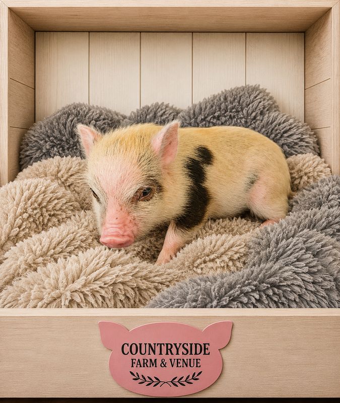 Male Mini Pig (Avail. July 9th) Male Mini Pig (Avail. July 9th)
