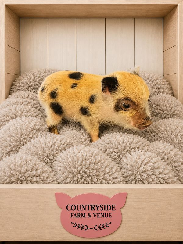 Male Mini Pig (Avail. July 9th) Male Mini Pig (Avail. July 9th)