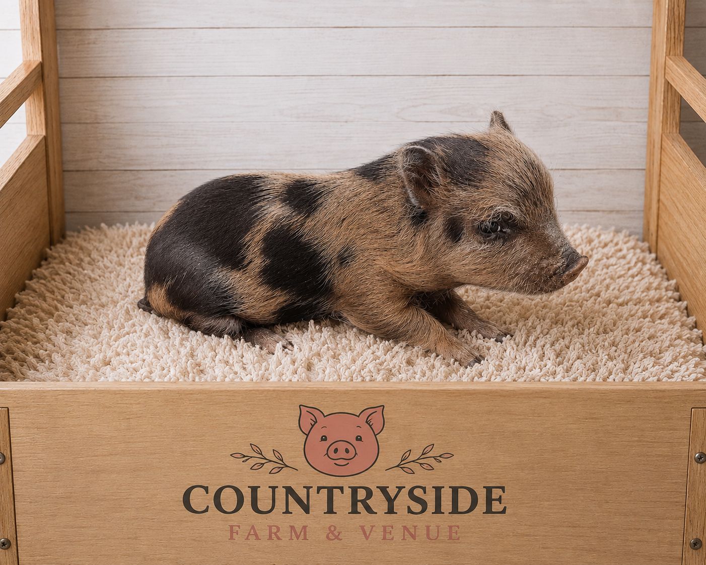 Female Mini Pig (ready-to-depart)