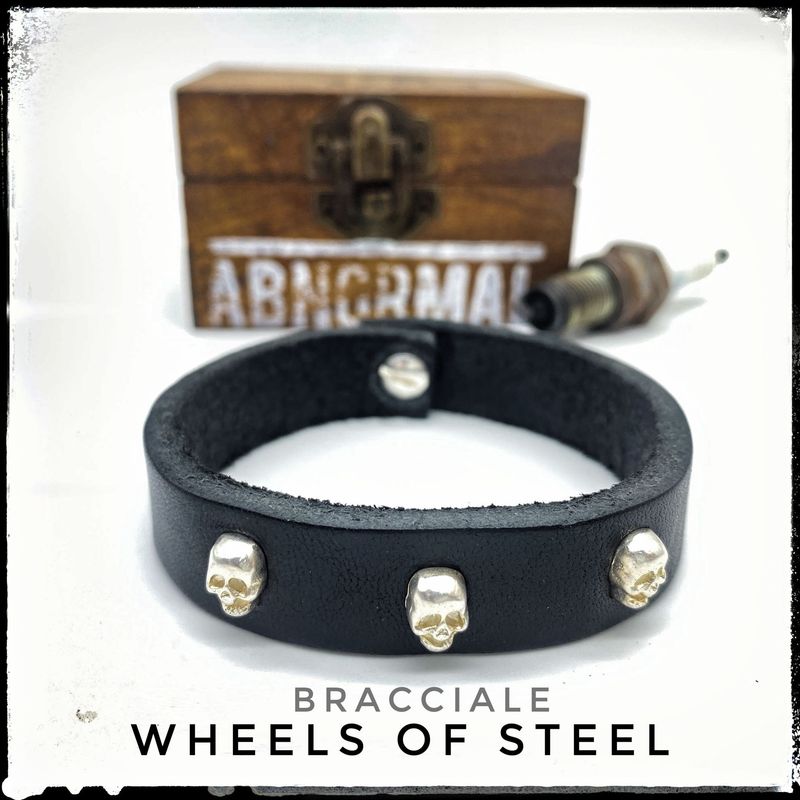 Bracciale WHEELS OF STEEL - BLACK