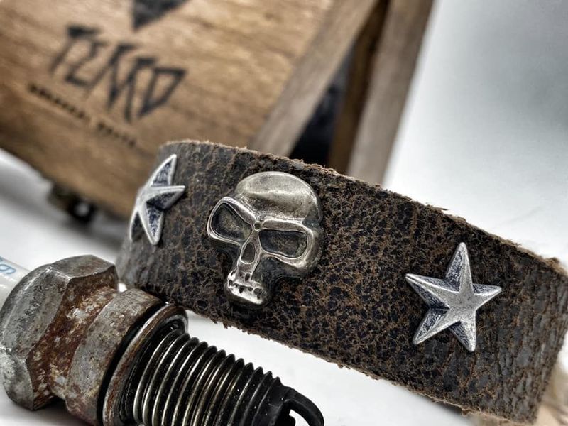 Bracciale  BACK IN BLACK - Crack Brown