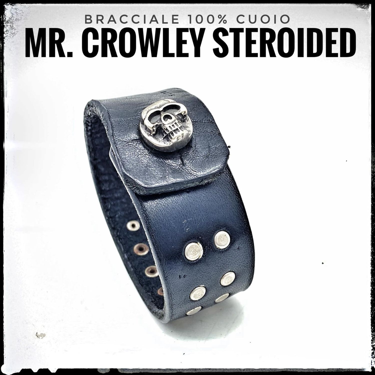 Bracciale MR. CROWLEY STEROIDED - Black