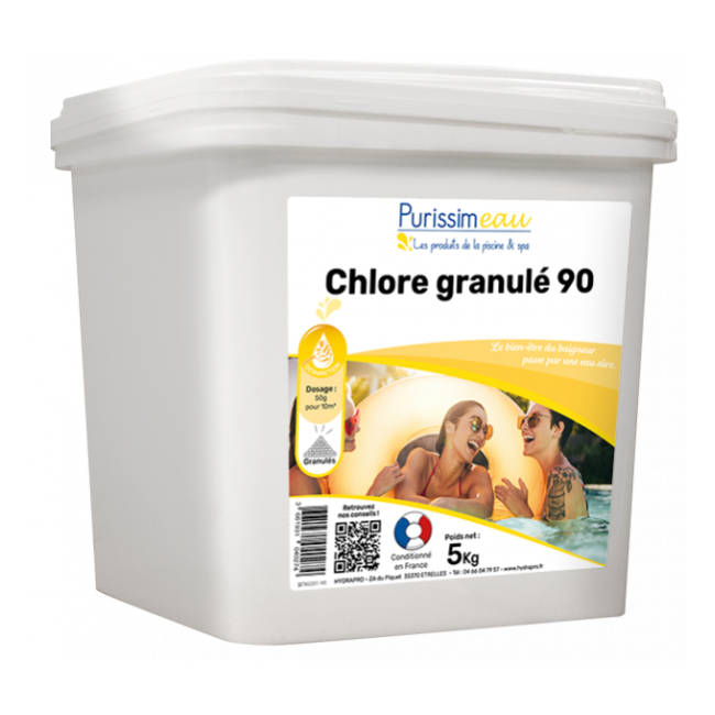 Chlore Granulé 90