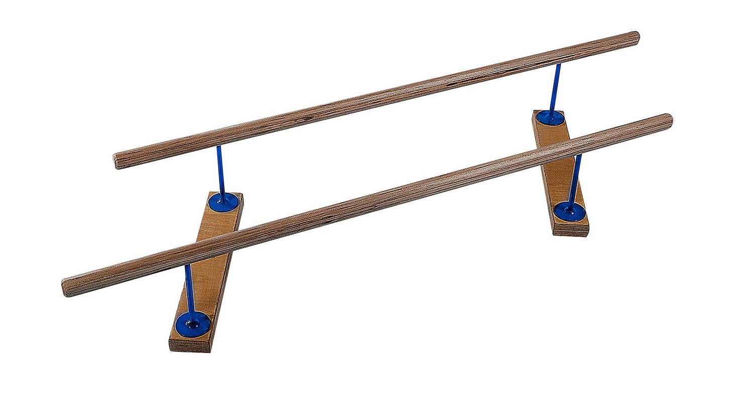 Bänfer Handstand-Übungsbarren - verschiedene Ausführungen, Variante: Klein (1100x250/500x400mm)