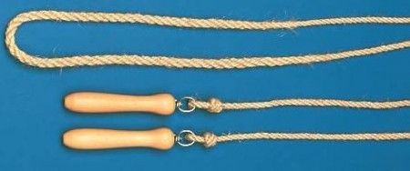 10er Pack Springseil - 2,80 m - mit Holzgriffen 10er Pack Springseil - 2,80 m - mit Holzgriffen