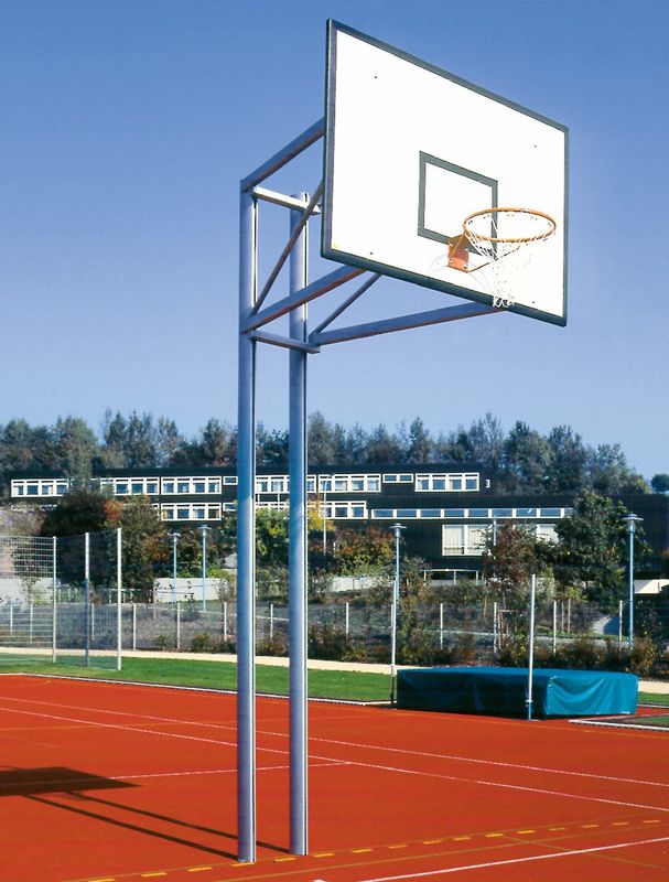 Baskteball-Doppelmast-Konstruktion Baskteball-Doppelmast-Konstruktion