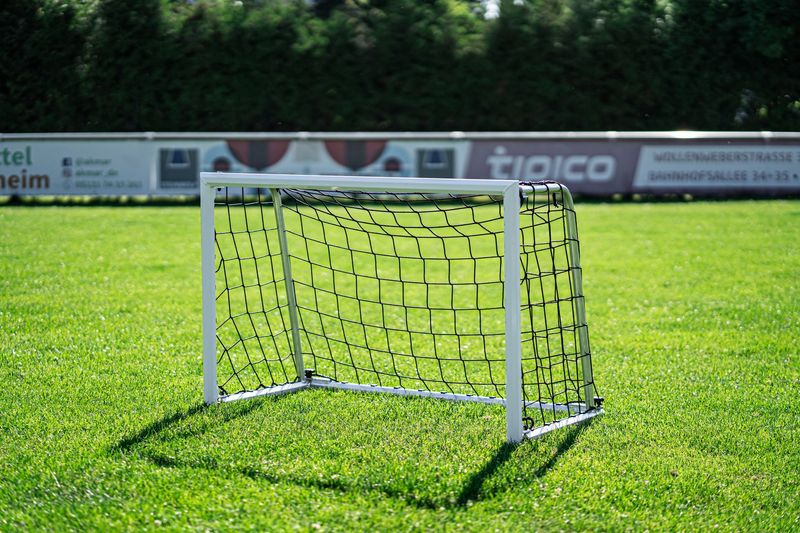 Mini-Fußballtor aus Aluminium klappbar Mini-Fußballtor aus Aluminium klappbar
