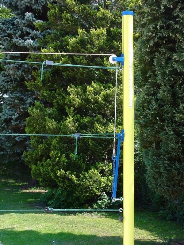 Beachvolleyballpfosten aus Aluminium Beachvolleyballpfosten aus Aluminium