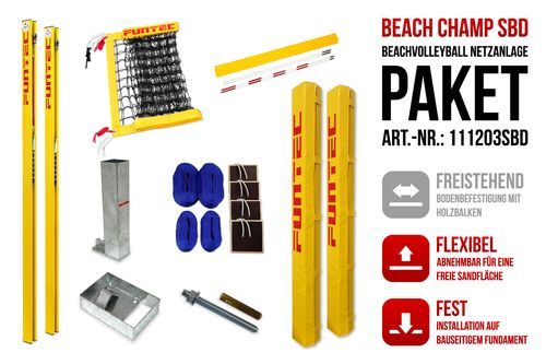 Funtec Netzanlage Beach Champ SBD Funtec Netzanlage Beach Champ SBD