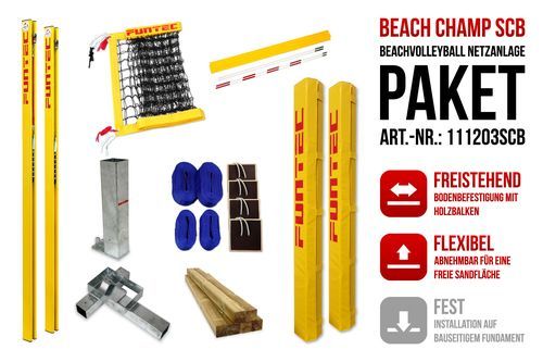 Funtec Netzanlage Beach Champ SCB Funtec Netzanlage Beach Champ SCB