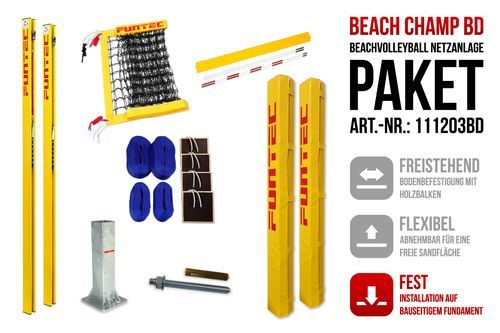 Funtec Netzanlage Beach Champ BD Funtec Netzanlage Beach Champ BD