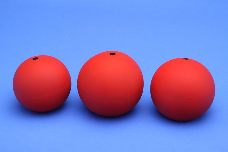 Stoßkugeln aus Kunststoff
