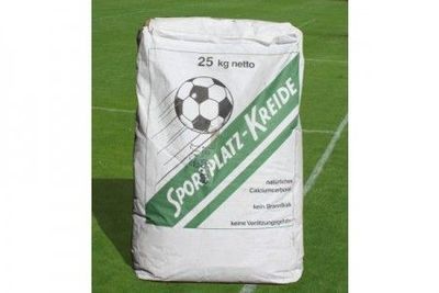 Sportplatzkreide - 25 Sack à 25 kg