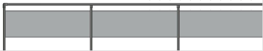 Bandenwerbesystem Smart (lfm.) (für vorhandene Barrieren)