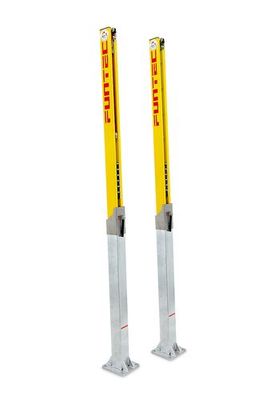 Funtec Pro Beach Netzpfosten mit Bodenhülsen für Fundamente