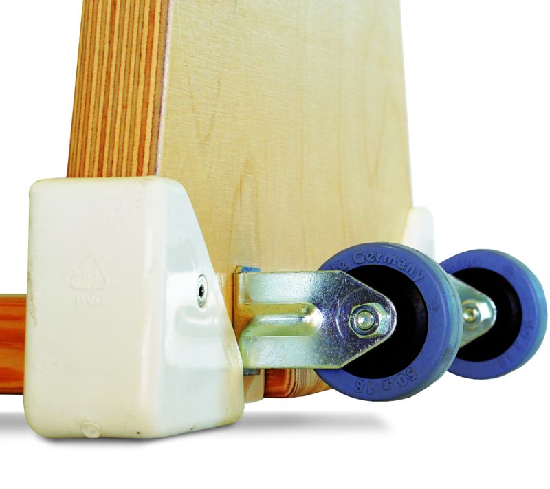 Transportrollen für Turnbänke Transportrollen für Turnbänke