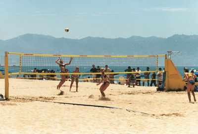 Beachvolleyball-Turniernetz 8x16m - 3mm stark PP