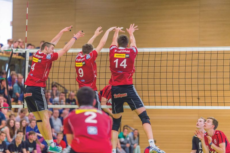 Volleyball-Turniernetz mit DVV-Prüfzeichen - verschiedene Ausführungen