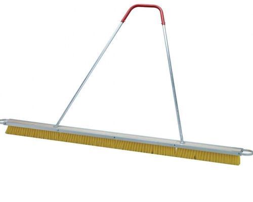 Quarzsandabziehbesen Kunststoff gelb