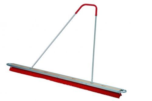 Tennisplatzabziehbesen Kunststoff rot