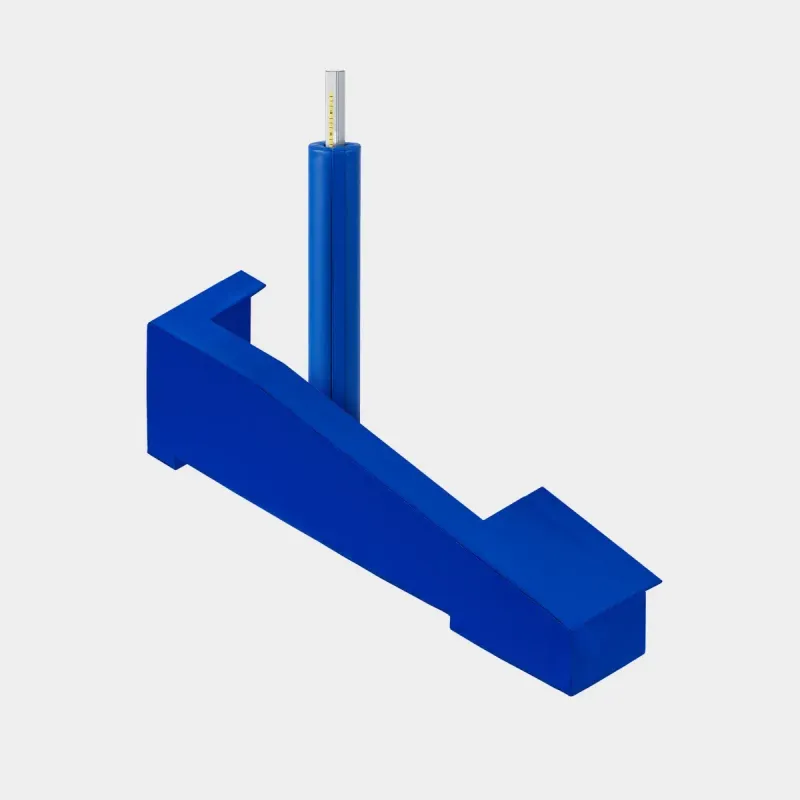 ​Hochsprunganlage Vorlegematte mit Spikeschutzgitter