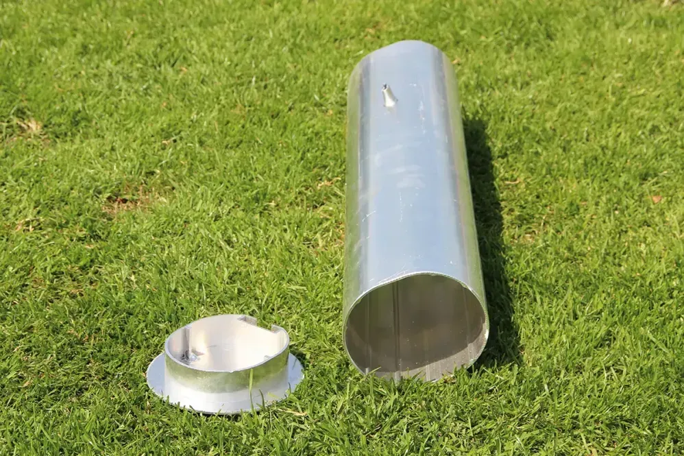 Bodenhülsen Standard für Profile 120 x 100 mm, Einstecktiefe 40 cm