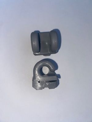Netzhalter Kunststoff Grau 10er Paket