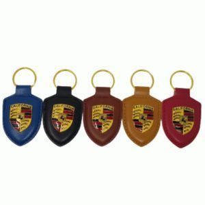 Vintage California leather keychain