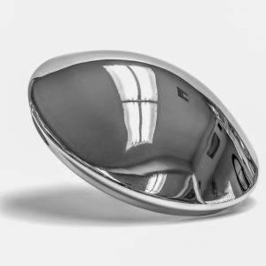 Wide 5 Lug Chrome Moon Cap