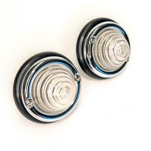 Clear Beehive Light Pair