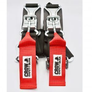 Black 2 inch CROW lap belts