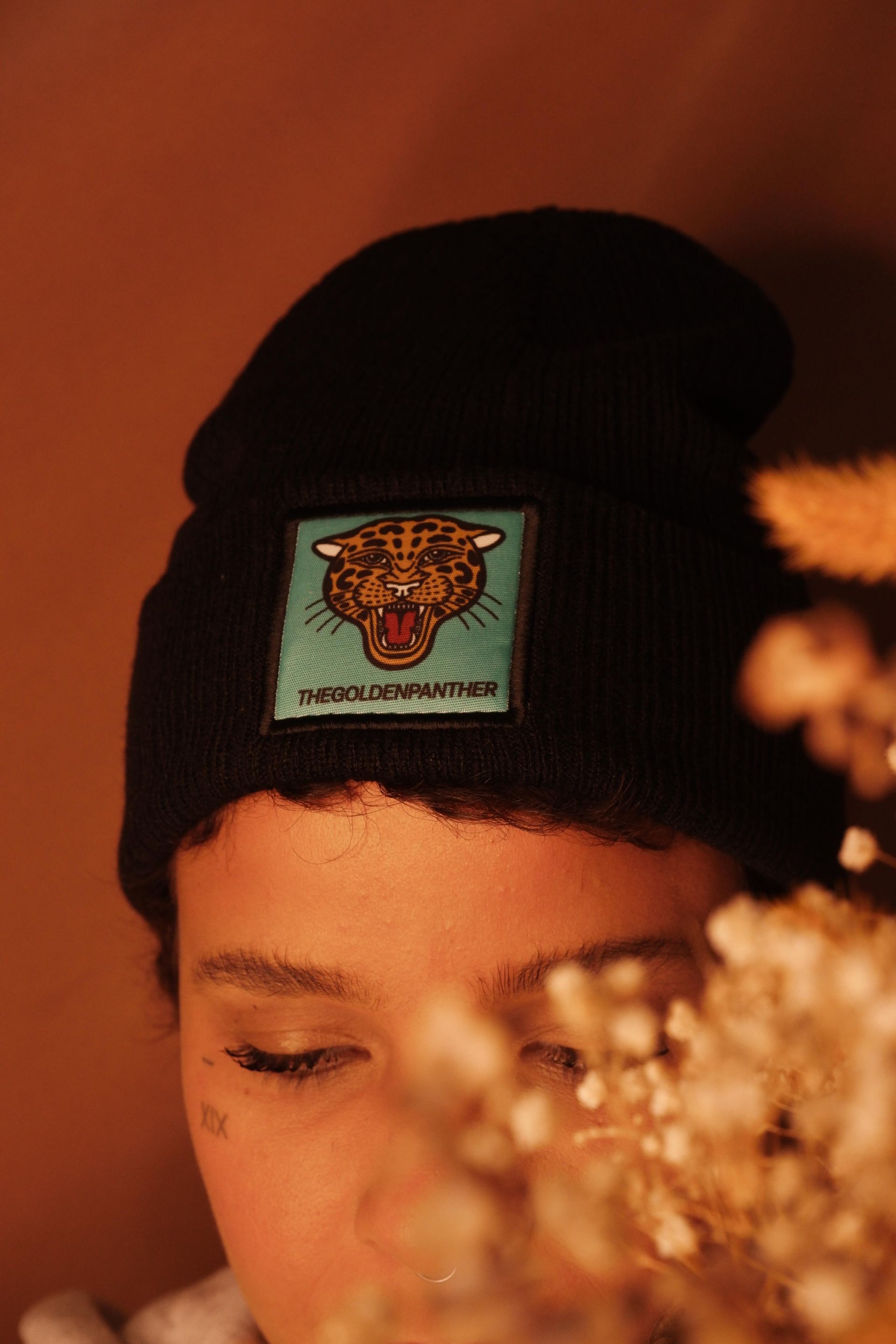 THE GOLDEN PANTHER TATTOO BEANIE