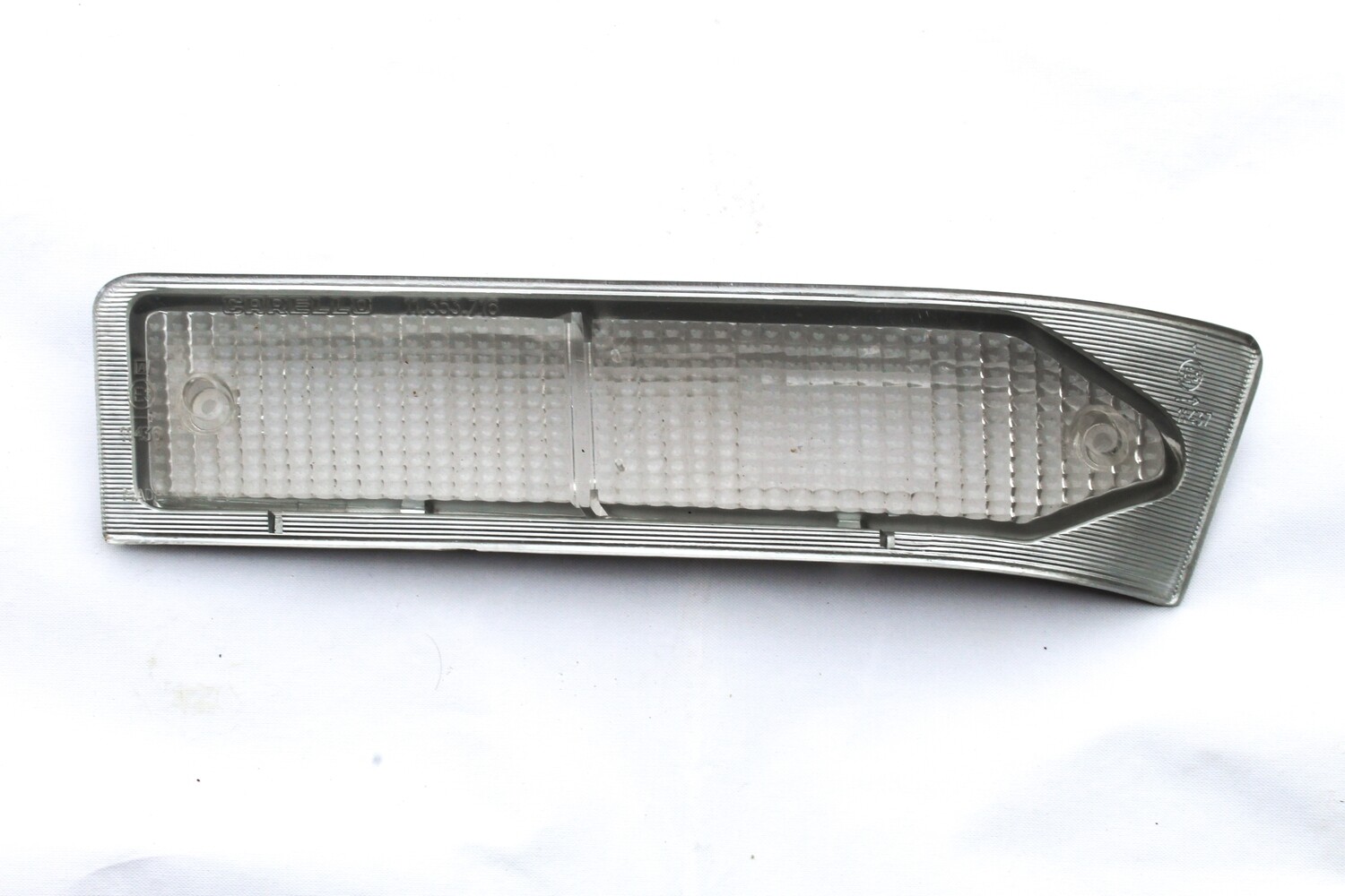 Alfetta GTV 1st Series Carello Front Sidelight Indicator Lens, Left Side, New Old Stock
