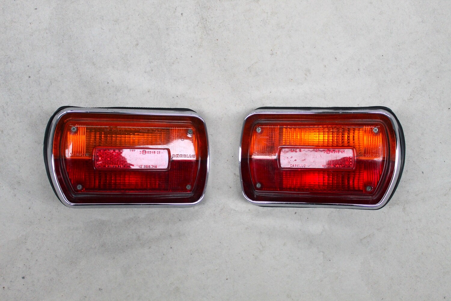 1750 GTV MK1 Carello Rear Light Units Complete, New Old Stock