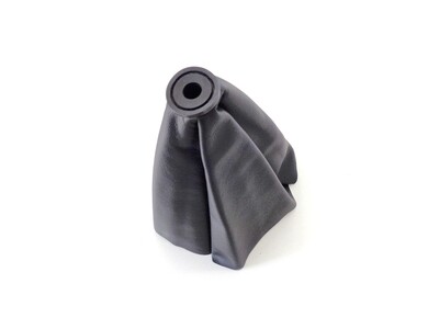 Black Leather Gear Lever Gaiter 4 Rows