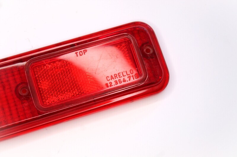 Alfetta GTV 1st Series Carello Rear Light Lens, Left Side, New Old Stock