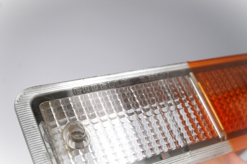 Alfetta GTV 1st Series Carello Front Sidelight Indicator Lens, Left Side, New Old Stock