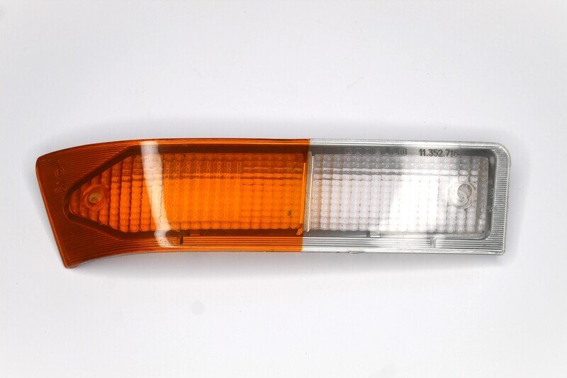 Alfetta GTV 1st Series Carello Front Sidelight Indicator Lens, Right Side, New Old Stock