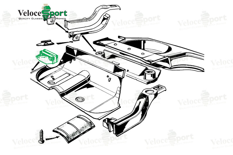 GT/GTV Rear Jacking Point 1967 Onward