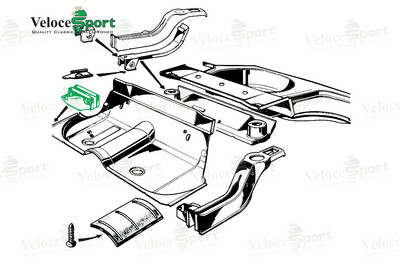 GT/GTV Rear Jacking Point 1967 Onward