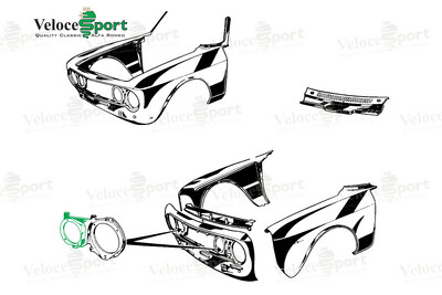 GT/GTV Inner Headlight Mounting Bracket, Left Side
