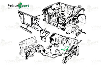 Battery Tray Support Panel