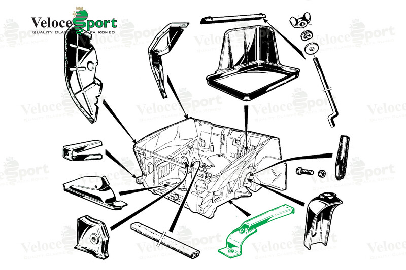 Front Anti Roll Bar Mounting Bracket, Right Side