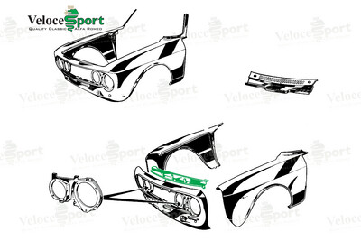 GT/GTV Front Nose Closing Panel