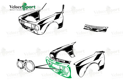 2000 GTV &amp; Late GT Junior Front Panel