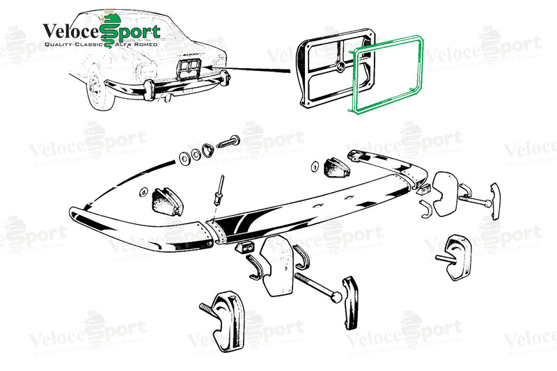 Rear Number Plate Stainless Steel Frame Surround
