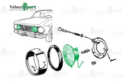 GT/GTV/Saloon Inner Headlight Carello
