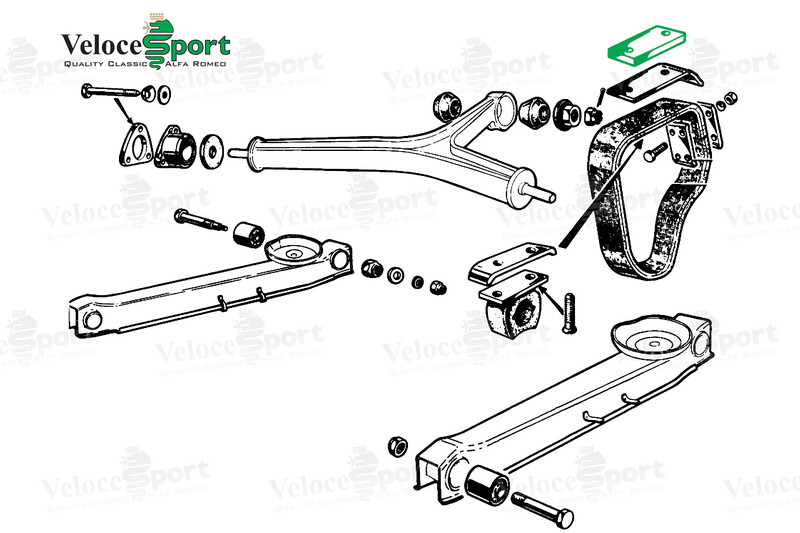 Rear Suspension Bump Stop Spacer 10mm