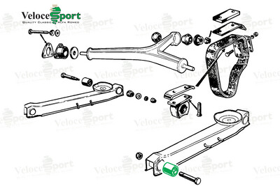 Rear Trailing Arm Front Bush 1963-68